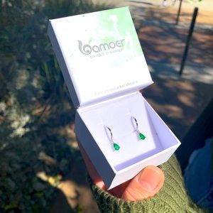 These are the Silver ISHWAR Water Drop Earrings and they come in 4 colors!